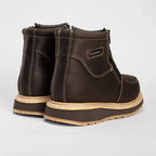 Hammer HM339 Double Zipper Comfort Work Boots–Brown - OriginalWestern.com