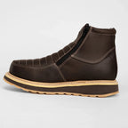 Hammer HM339 Double Zipper Comfort Work Boots–Brown - OriginalWestern.com