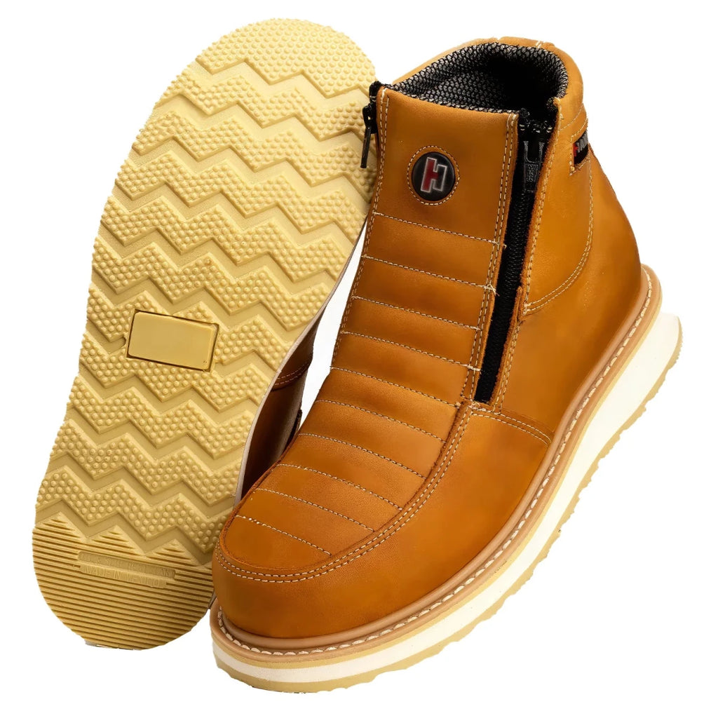 Hammer HM339 Double Zipper Comfort Work Boots–Habanna - OriginalWestern.com