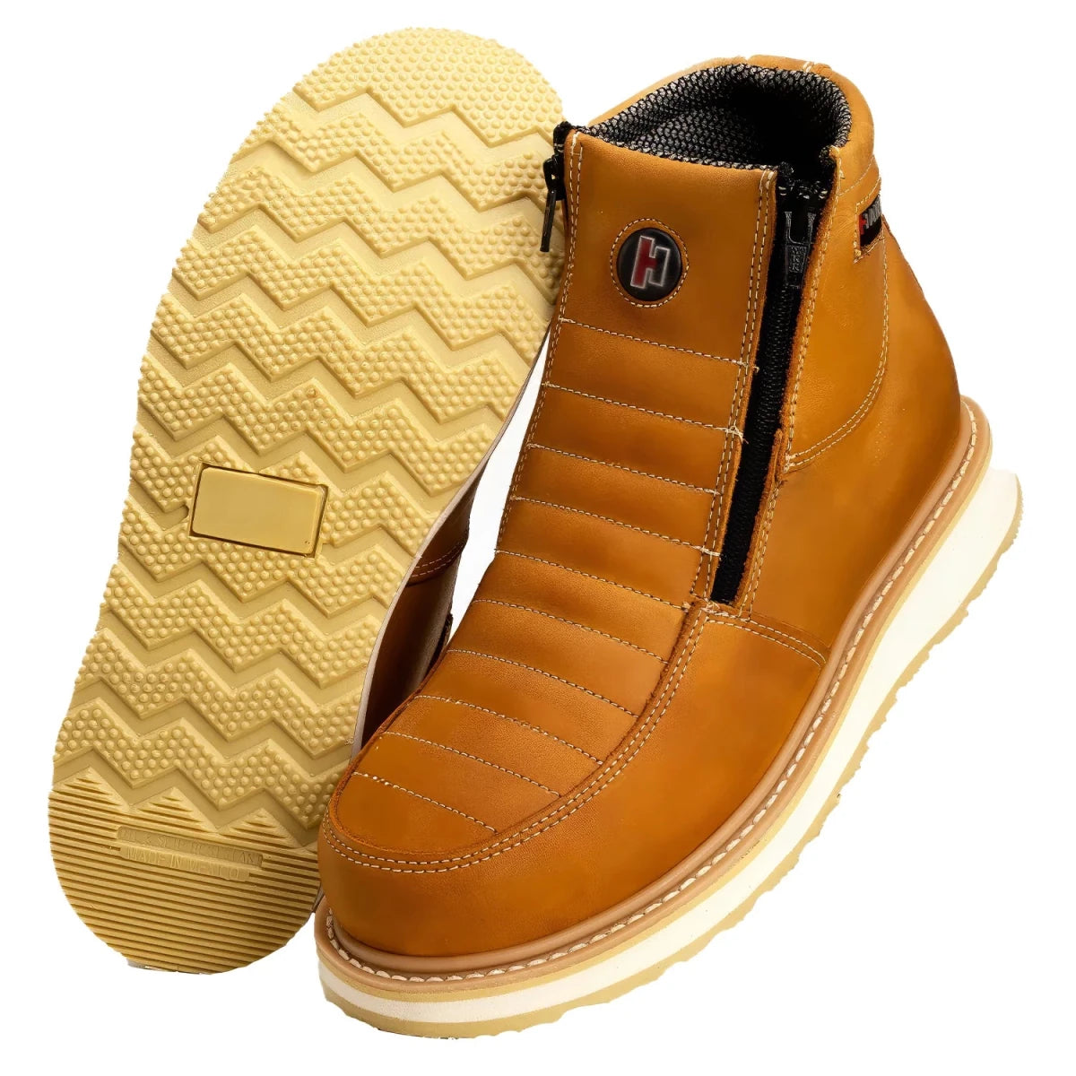 Hammer HM339 Double Zipper Comfort Work Boots–Habanna - OriginalWestern.com