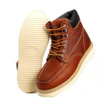 Hammer HM345 Hunter Moc Toe Work Boot– Tan - OriginalWestern.com