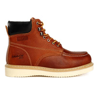 Hammer HM345 Hunter Moc Toe Work Boot– Tan - OriginalWestern.com