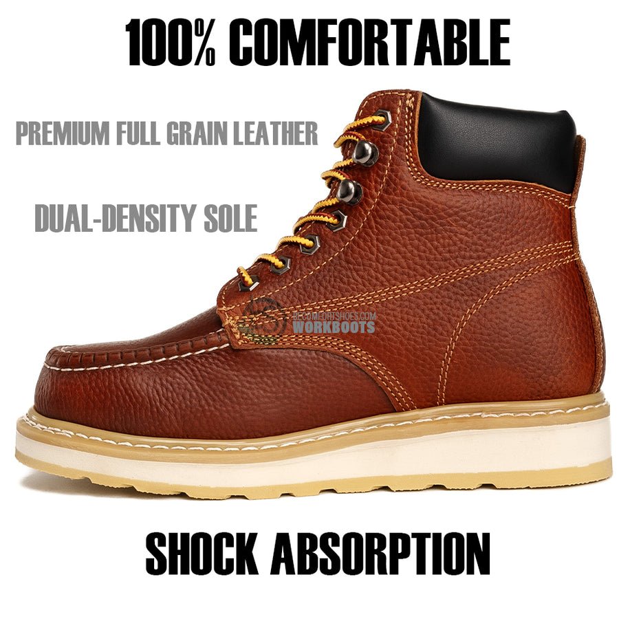 Hammer HM345 Hunter Moc Toe Work Boot– Tan - OriginalWestern.com
