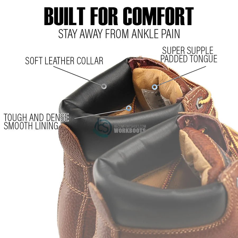 Hammer HM347 Hunter Moc Toe Work Boot–Brown - OriginalWestern.com