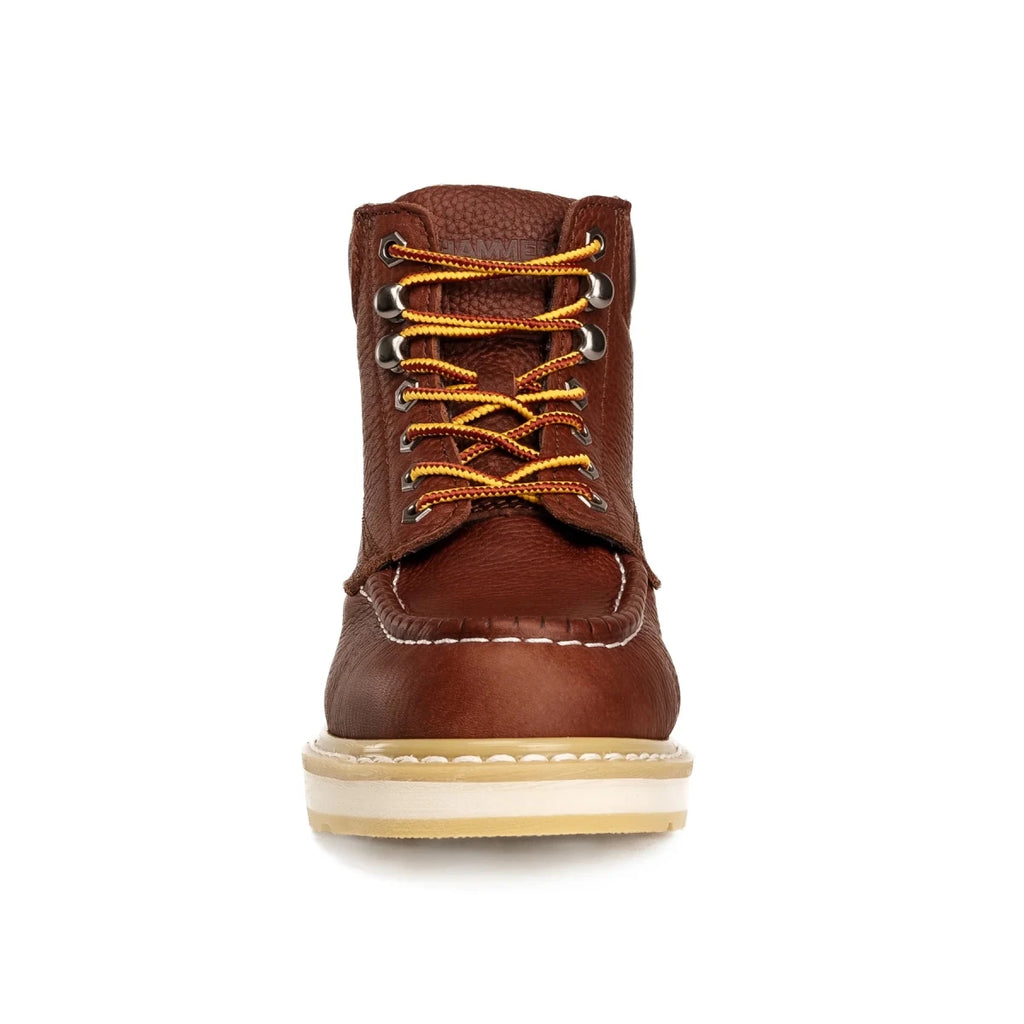Hammer HM347 Hunter Moc Toe Work Boot–Brown - OriginalWestern.com