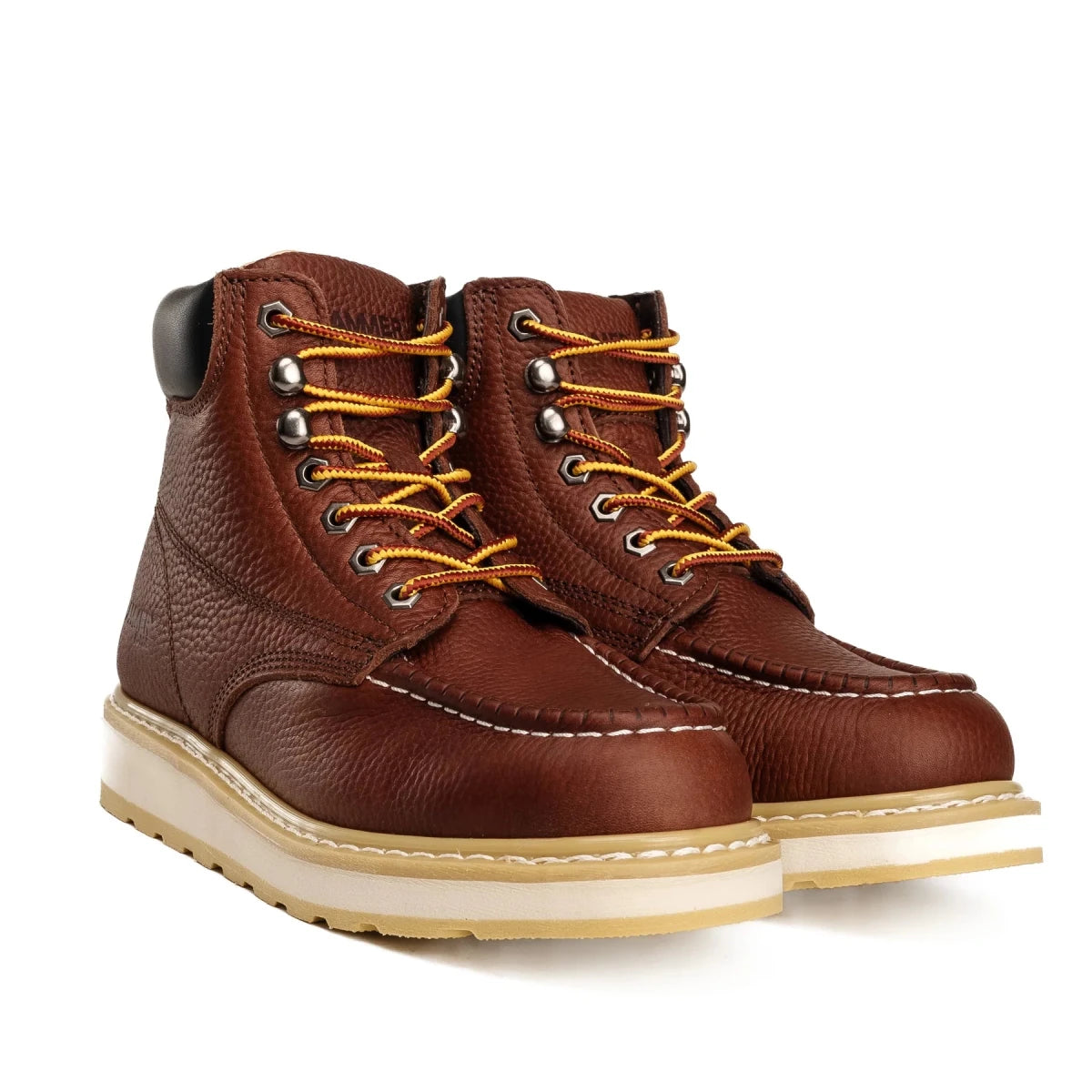 Hammer HM347 Hunter Moc Toe Work Boot–Brown - OriginalWestern.com
