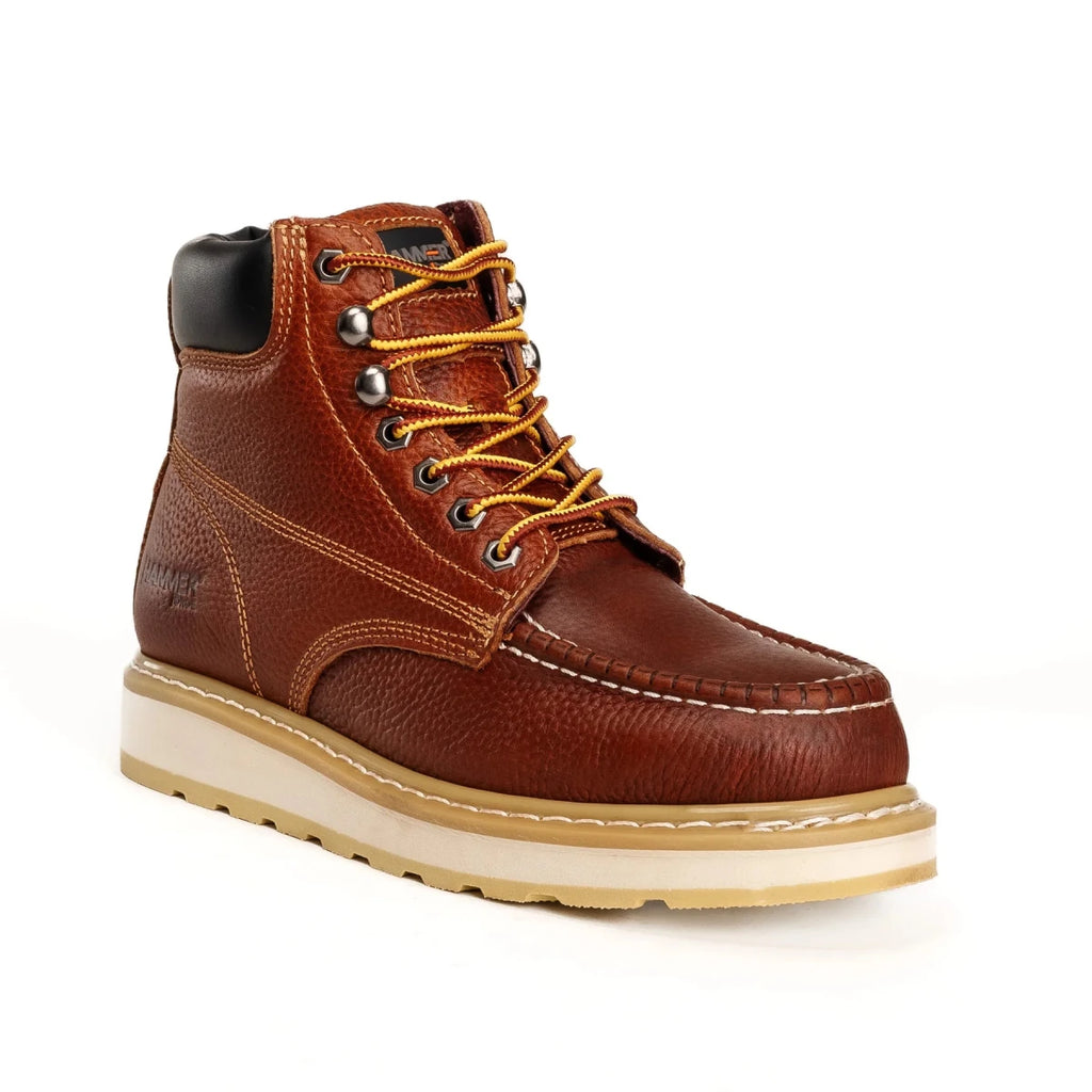 Hammer HM347 Hunter Moc Toe Work Boot–Tan - OriginalWestern.com