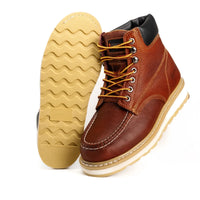 Hammer HM347 Hunter Moc Toe Work Boot–Tan - OriginalWestern.com