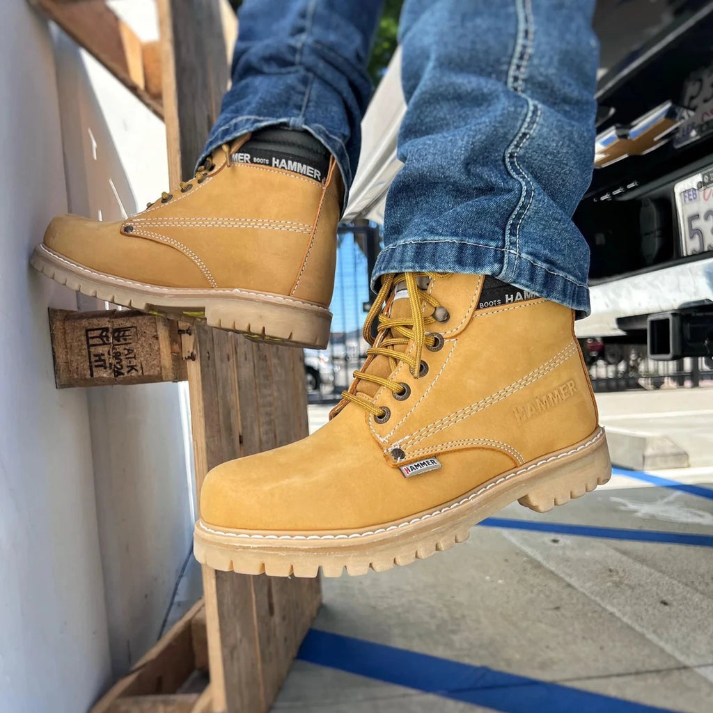 Hammer MU031 Murphy Tractor Sole Work Boot–Honey - OriginalWestern.com