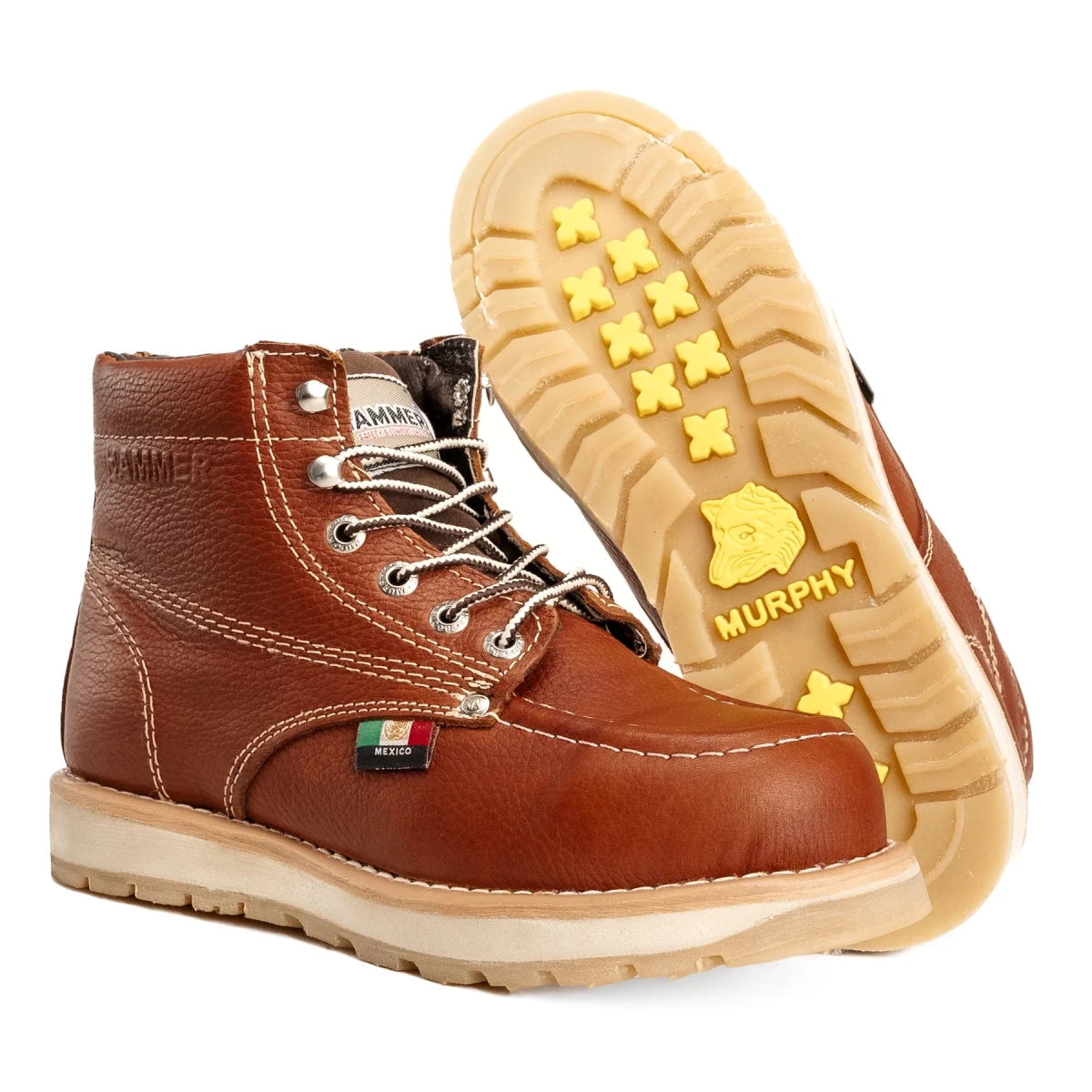 Hammer Musphy 6” Lightweight Leather Work Boot– Shedron - OriginalWestern.com