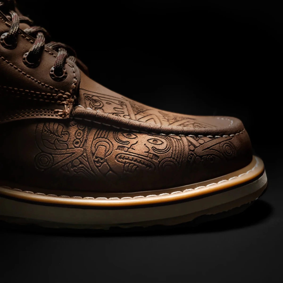 Hammer Original Aztec Moc Toe Work Boot– Tan - OriginalWestern.com