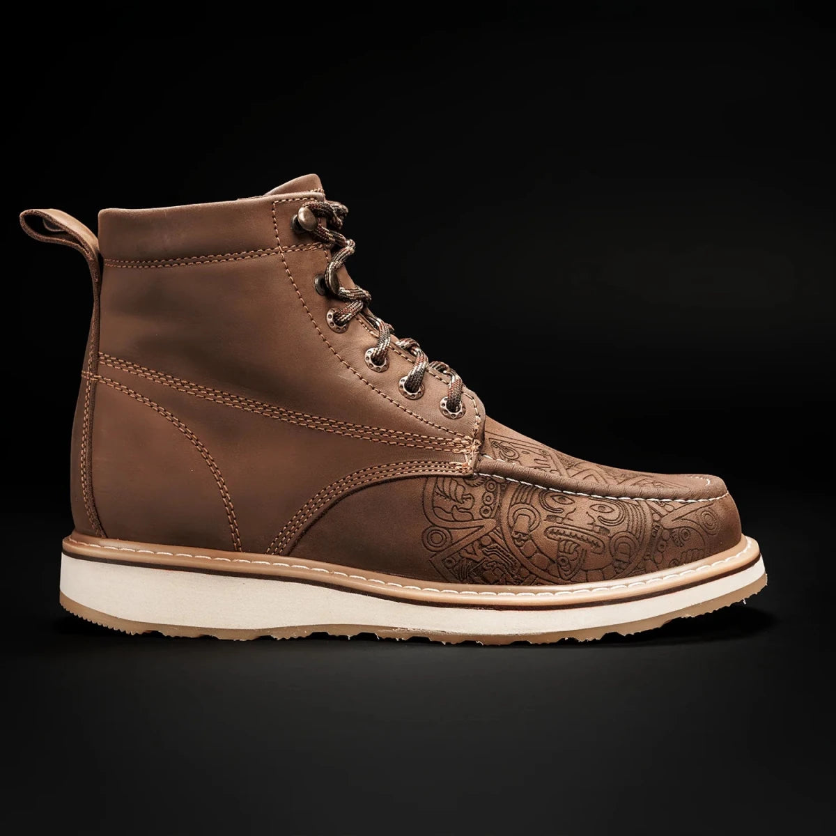 Hammer Original Aztec Moc Toe Work Boot– Tan - OriginalWestern.com