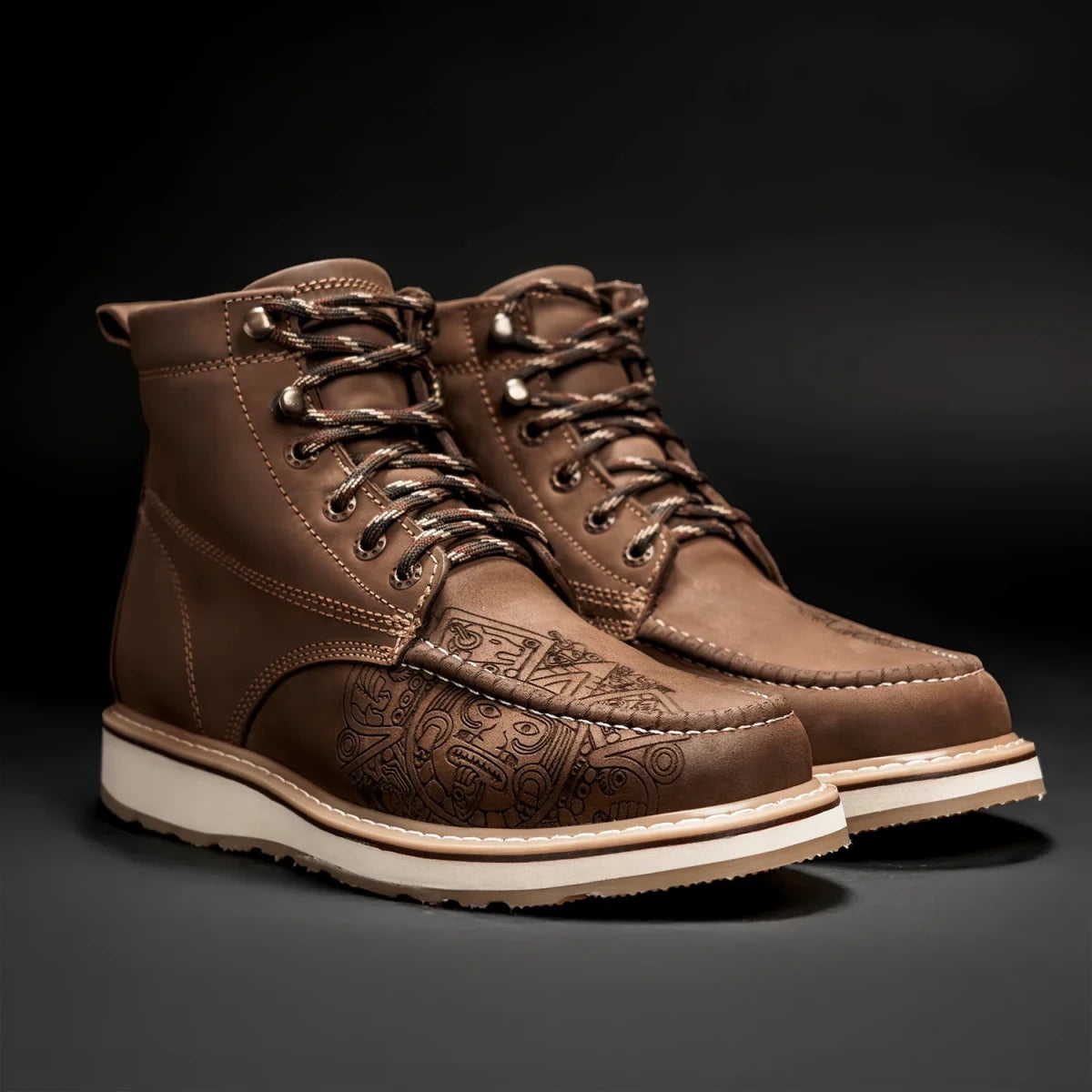 Hammer Original Aztec Moc Toe Work Boot– Tan - OriginalWestern.com