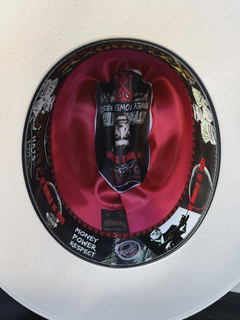 Sombrero Stone 1000X Sinaloa Style Scarface Western Cowboy Straw Hat