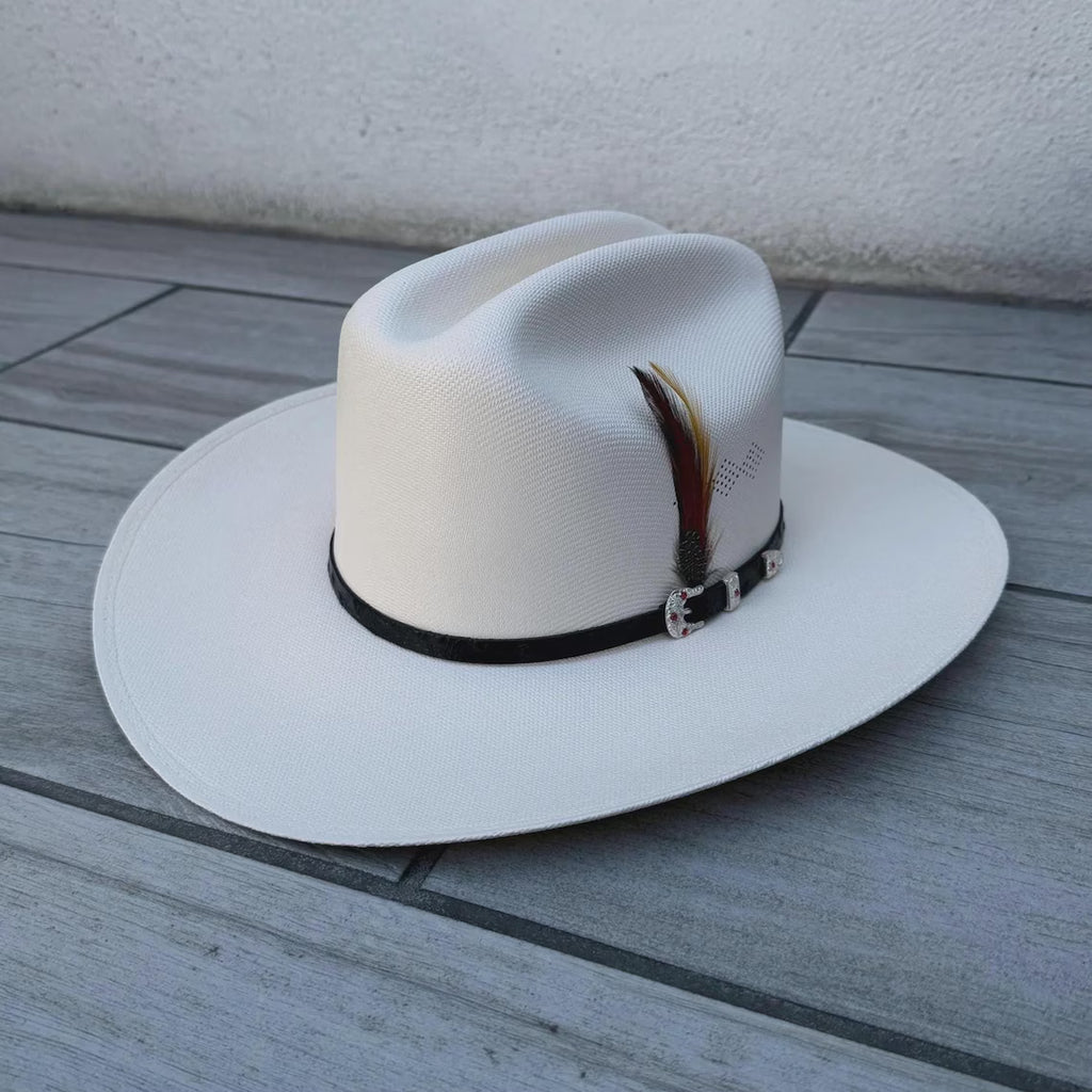 Sombrero Stone 1000X Sinaloa Style Scarface Western Cowboy Straw Hat