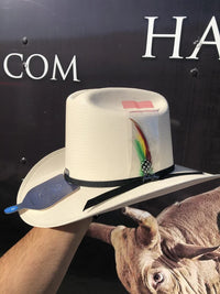 Tombstone 30X El Viejon Los Dos Carnales Style Western Cowboy Shantung Straw Hat