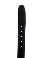 Shark Skin Print Western Belt with Removable Metal Buckle - Black