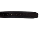 Shark Skin Print Western Belt with Removable Metal Buckle - Brown