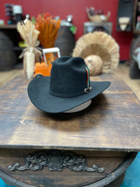 Tombstone 20X Marlboro Rancher Style Western Cowboy Fur Felt Hat - Black