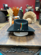 Tombstone 20X Marlboro Rancher Style Western Cowboy Fur Felt Hat - Black