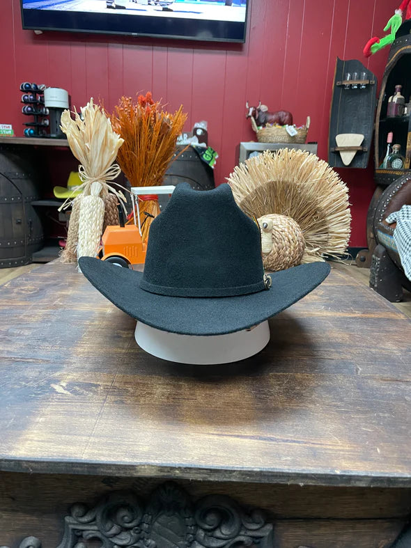 Tombstone 20X Marlboro Rancher Style Western Cowboy Fur Felt Hat - Black