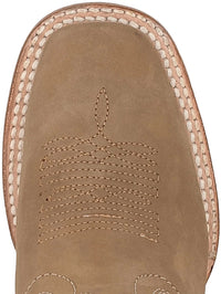 Silverton Kid's Jennifer All Leather Square Toe Boots-Beige