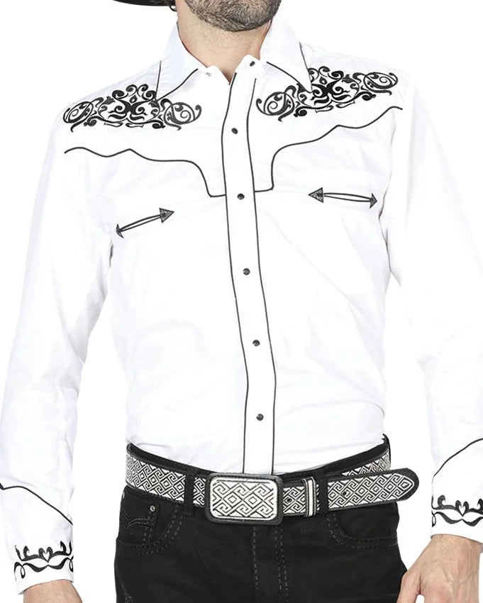 El General - Camisa Vaquera Blanca 40988