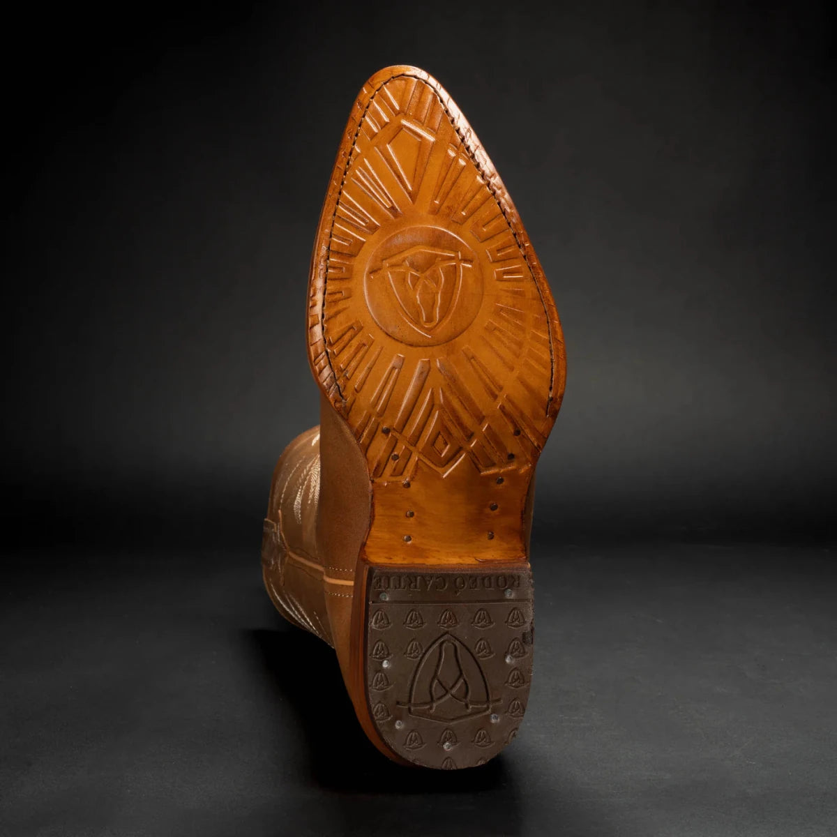 Joe Boots Men”s 600C Leather Classic J Toe Cowboy Boots–Tan - OriginalWestern.com