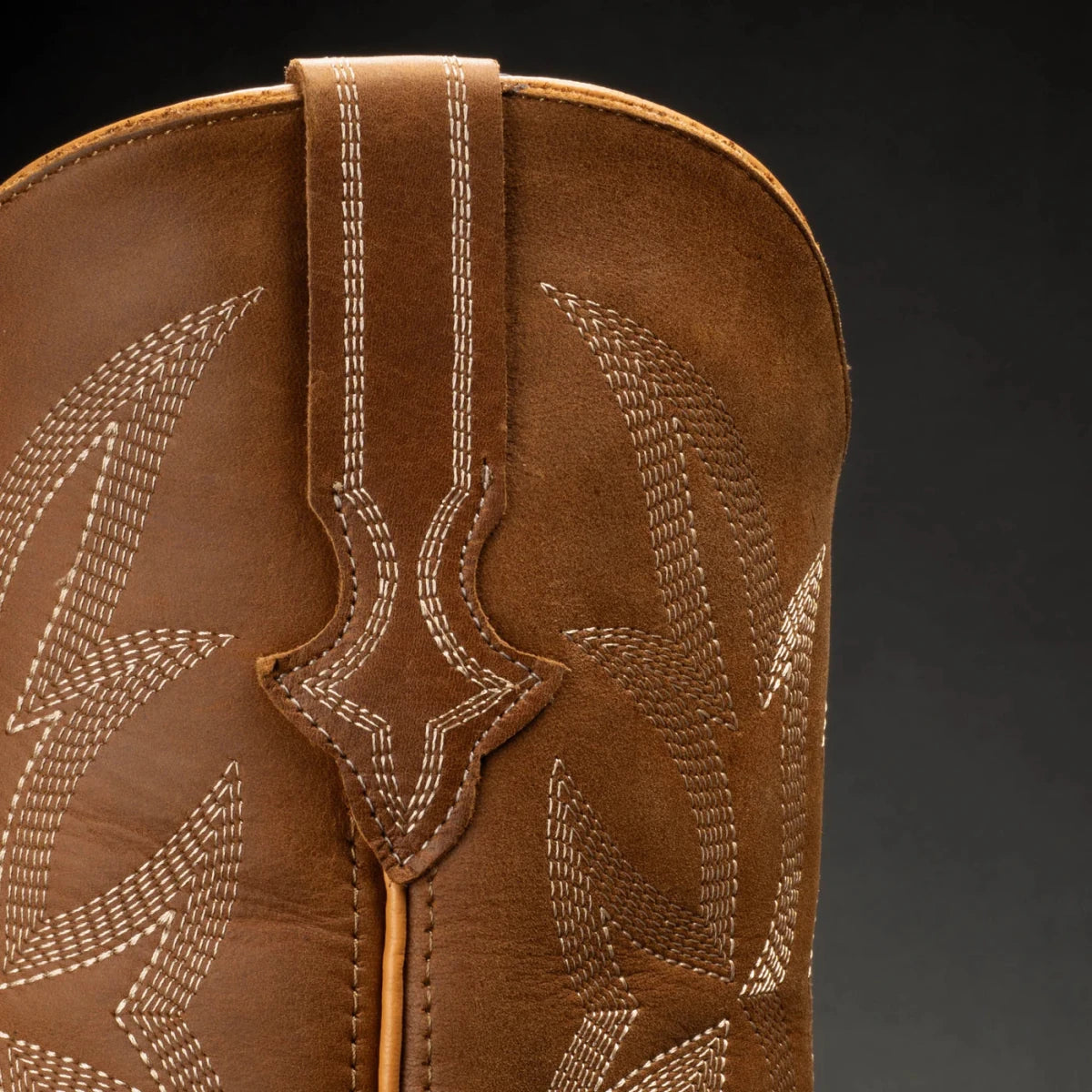 Joe Boots Men”s 600C Leather Classic J Toe Cowboy Boots–Tan - OriginalWestern.com
