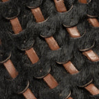 Joe Boots Men”s Braided Leather and Hair Tribute Square Toe Ankle Boot–Black - OriginalWestern.com