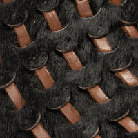 Joe Boots Men”s Braided Leather and Hair Tribute Square Toe Ankle Boot–Black - OriginalWestern.com