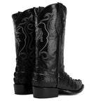 Joe Boots Men”s Caiman J Toe Cowboy Boot–Black - OriginalWestern.com