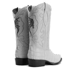 Joe Boots Men”s Caiman J Toe Cowboy Boot–Bone - OriginalWestern.com
