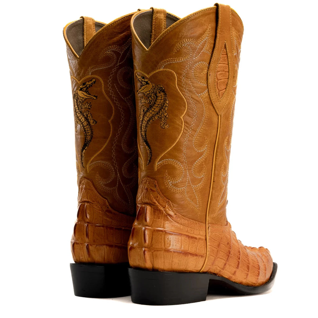 Joe Boots Men”s Caiman J Toe Cowboy Boot–Buttercup - OriginalWestern.com
