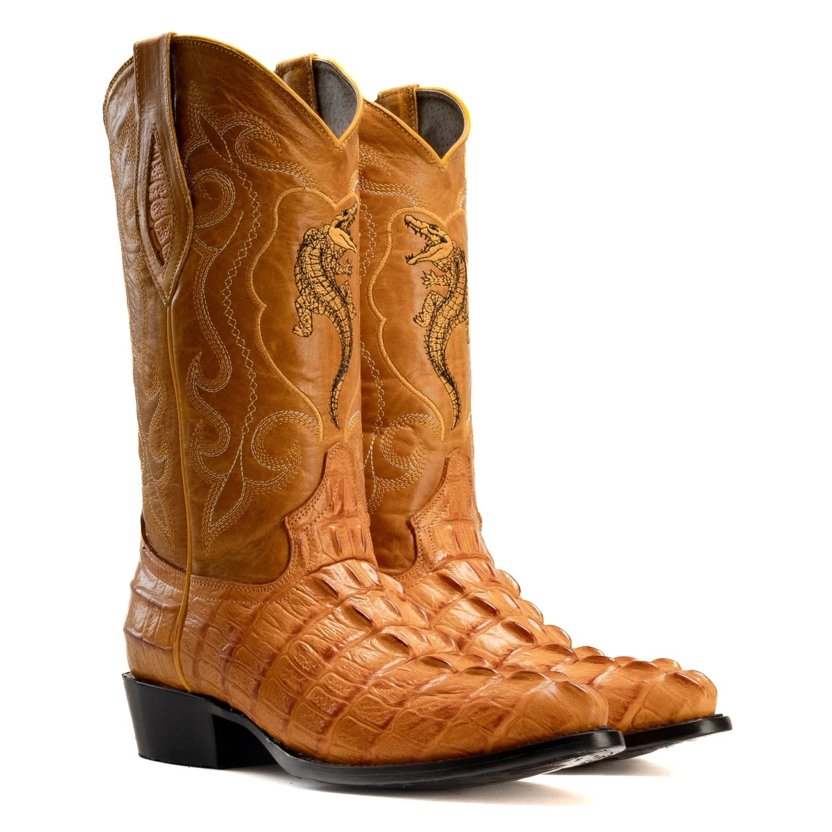 Joe Boots Men”s Caiman J Toe Cowboy Boot–Buttercup - OriginalWestern.com