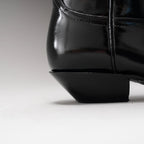Joe Boots Men”s Chameleon Leather J Toe Cowboy Boots–Black - OriginalWestern.com