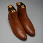 Joe Boots Men”s Charro Leather Round Toe Ankle Boot–Honey - OriginalWestern.com