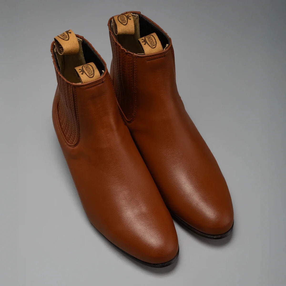 Joe Boots Men”s Charro Leather Round Toe Ankle Boot–Honey - OriginalWestern.com
