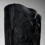 Joe Boots Men”s Classic Full Leather J Toe Cowboy Boot–Black - OriginalWestern.com