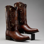 Joe Boots Men”s Lizard Tribute J Toe Cowboy Boots and Belt Combo - OriginalWestern.com