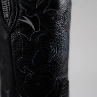 Joe Boots Men”s Lizard Tribute J Toe Cowboy Boots–Black - OriginalWestern.com