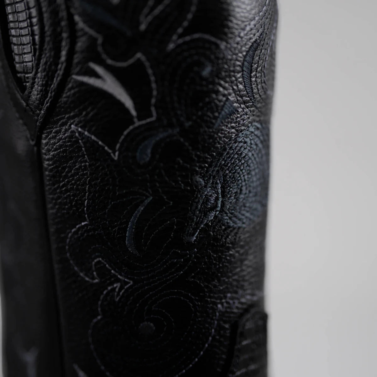 Joe Boots Men”s Lizard Tribute J Toe Cowboy Boots–Black - OriginalWestern.com