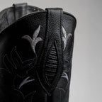 Joe Boots Men”s Lizard Tribute J Toe Cowboy Boots–Black - OriginalWestern.com