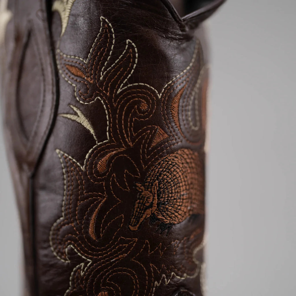 Joe Boots Men”s Lizard Tribute J Toe Cowboy Boots–Honey - OriginalWestern.com
