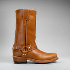 Joe Boots Men”s Motorcycle Biker Square Toe Boots–Miel - OriginalWestern.com