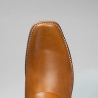 Joe Boots Men”s Motorcycle Biker Square Toe Boots–Miel - OriginalWestern.com