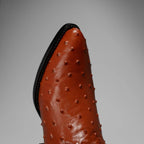 Joe Boots Men”s Ostrich J Toe Cowboy Boots–Shedron - OriginalWestern.com