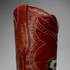 Joe Boots Men”s Ostrich J Toe Cowboy Boots–Shedron - OriginalWestern.com