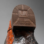 Joe Boots Men”s Ostrich Square Toe Cowboy Boots and Belt Combo– Cognac - OriginalWestern.com