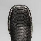 Joe Boots Men”s Phyton Square Toe Ankle Boot–Black - OriginalWestern.com